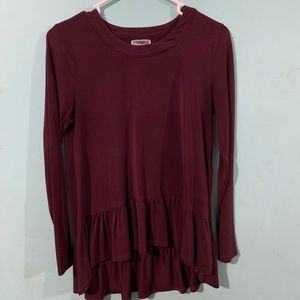 Burgundy Long Sleeve